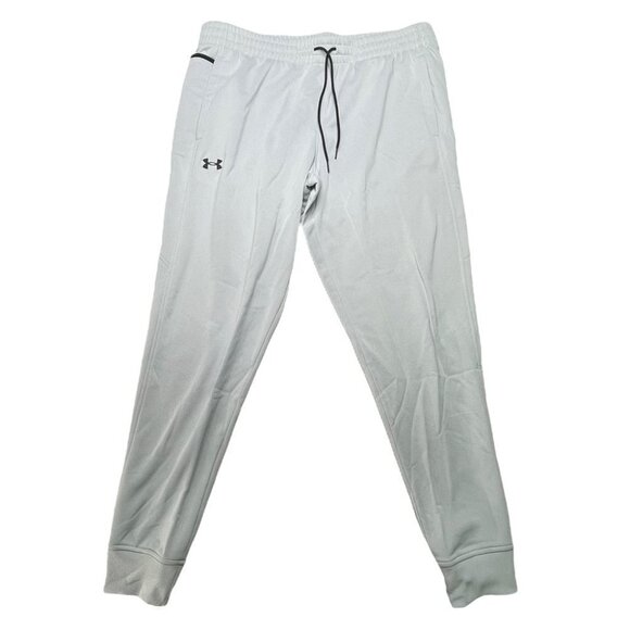 Under Armour Pan Halo Grey Polyester Blend Mens Jogger Sweatpants 4XL - Picture 5 of 13